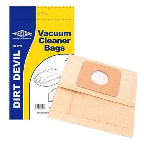 Replacement Vacuum Cleaner Bag For Dirt Devil DD 1022FA Pack of 5 Type:102