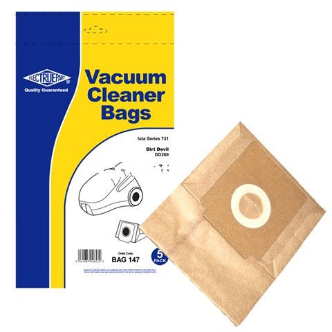 5 x Replacement Dust Bags For Morphy Richards Compact 731 Series Type: 72