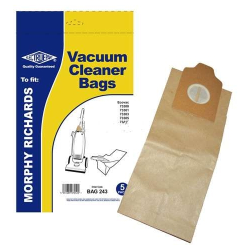 Replacement Vacuum Cleaner Bag For Morphy Richards Ultralight 73312 Pack of 5