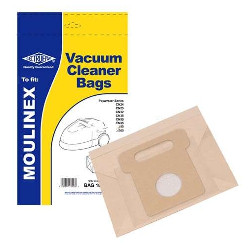 Replacement Vacuum Cleaner Bag For Moulinex Powerstar ACN35A28129 Pack of 5