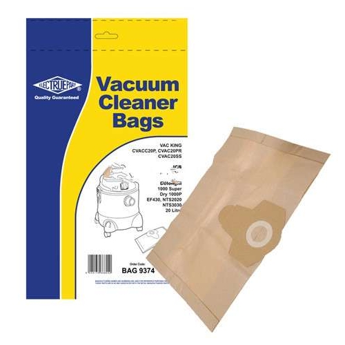Replacement Vacuum Cleaner Bag For Einhell TH VC 1820 S Pack of 5