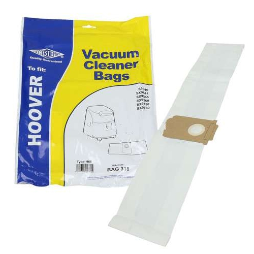 Replacement Vacuum Cleaner Bag For Hoover SX9760011W&DMETA Pack of 5