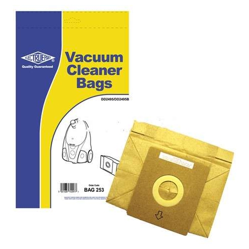 Replacement Vacuum Cleaner Bag For Dirt Devil DD2495 Pack of 5
