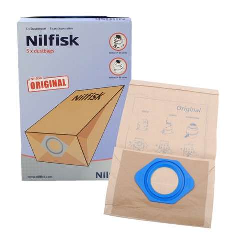 Original Nilfisk 82095000 Vacuum Cleaner Bag Pack of 5