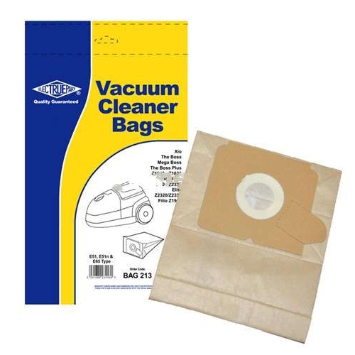 Dust Bags for Electrolux Z34 Z3420 Z3480 Pack Of 5 E51, E51n, E65 Type