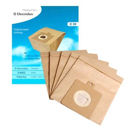 5x Electrolux Dust Bags for The Boss B3300 Models