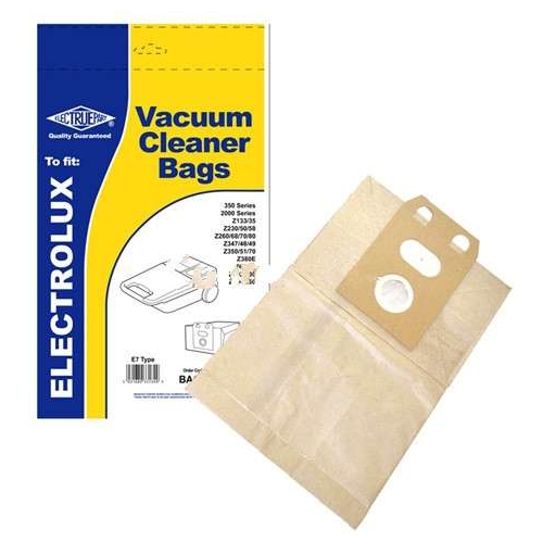 5x Dust Bags for Electrolux Z347, 349, 350, 351, Husqvarna 210, 220, 230