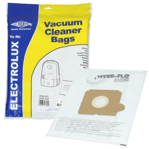 5x Vacuum Cleaner Dust Bags for Electrolux Es53