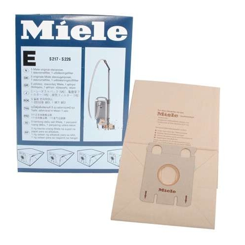 Original Miele S217 Vacuum Cleaner Bag Pack of 5 & Filter