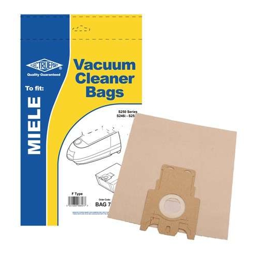 Replacement Vacuum Cleaner Bag For Miele S250 Pack of 5 Type:F