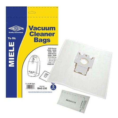 Replacement Vacuum Cleaner Bag For Miele S512 1 Pack of 5