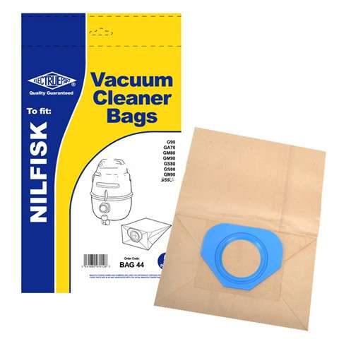 Vacuum Dust Bags for Nilfisk GM80 GM80 Limited GM80C Pack Of 5 G Type