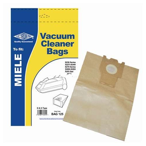 Replacement Vacuum Cleaner Bag For Miele S5380 Pack of 5 Type:G & H