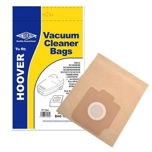 Replacement Vacuum Cleaner Bag For Hoover Aria SC250 0012F0112F021 Pack of 5