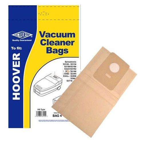 Replacement Vacuum Cleaner Bag For Hoover Sensotronic S3430 Pack of 5 Replacement Vacuum Cleaner Bag For Hoover Sensotronic S3430 Pack of 5