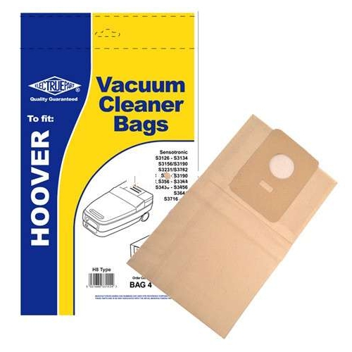 Replacement Vacuum Cleaner Bag For Hoover Sensotronic S3434 Pack of 5