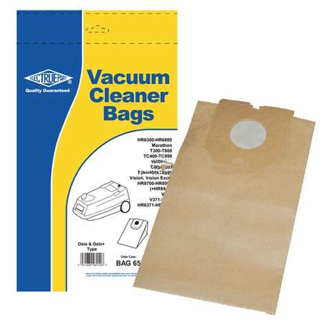 5 x Replacement Dust Bags For Nilfisk 7400 Type:HR6938 Oslo & Oslo+ Type