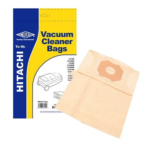 Replacement Vacuum Cleaner Bag For Hitachi 60FX Pack of 5