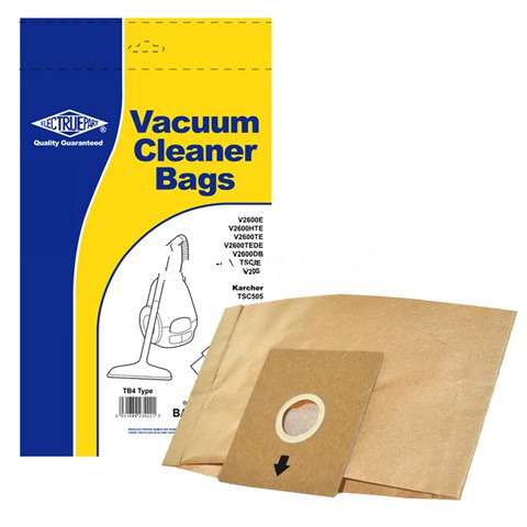 Replacement Vacuum Cleaner Bag For Daewoo RC705D Pack of 5 Type:TB4