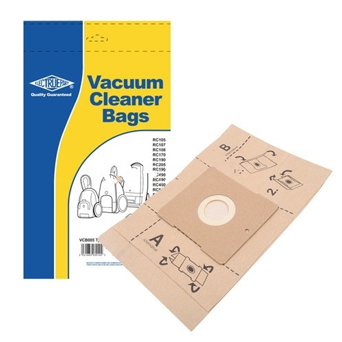 Sainsbury Basics 1200W Cylinder Replacement Vacuum Cleaner Paper Bags Pack of 5