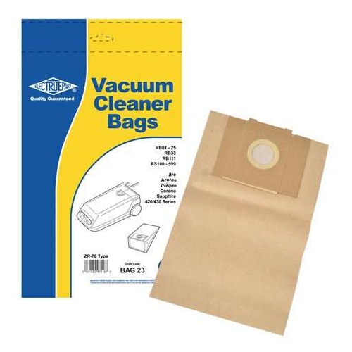 Replacement Vacuum Cleaner Bag For Nilco 171 Pack of 5 Type:ZR76