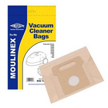 Replacement Vacuum Cleaner Bag For Moulinex Powerstar CEA55128029 Pack of 5