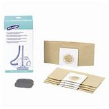 Original 5 PAPER DUSTBAGS + 1 MICROFILTER For Delonghi 498322